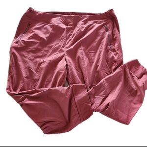 Athleta Trekkie North Jogger Pant Womens Plus Size 22 Berry Rose Pink Drawstring
